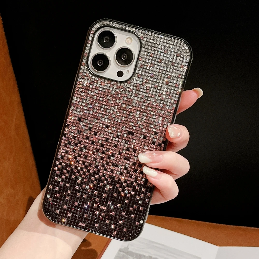 Luxury Colorful Diamond Glitter Rhinestone Shockproof Phone Case
