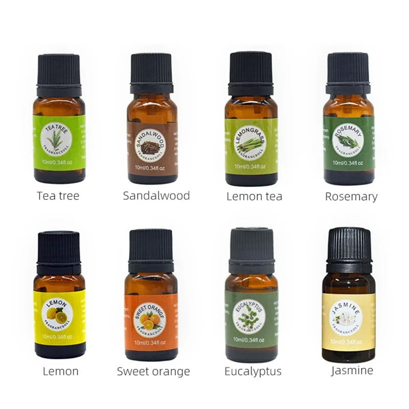 10ml Fragrance Oil for Aroma Perfume Soap Diffuser Aroma Essential Oil Rose Mint Sandalwood Making Candle DIY Air Fresh Lavender