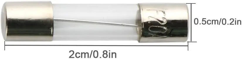 Description Picture 6 of item100pcs 5x20mm Quick Blow Glass Tube Fuse Assorted Kit Amp 0.2A 0.5A 1A 2A 3A 5A 8A 10A 15A 20A 250V with Storage Box