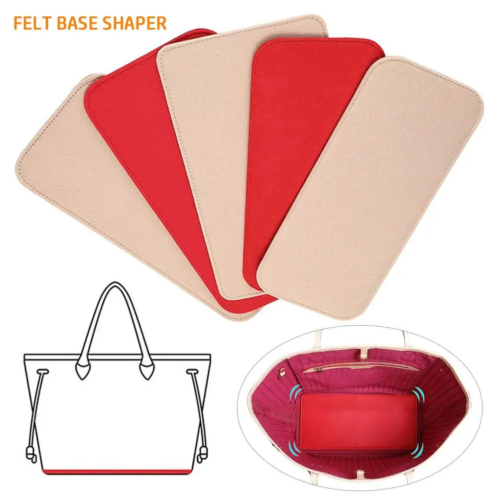 Addensare Feltro Base Shaper Semplice Pratico S M L Hangdbag Bag Bottom Tote Bag Supporto Inferiore Per Lv Neverfull Bag Accessori