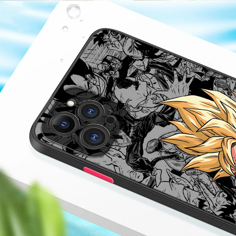 Anime D-Dragon Ball Son Goku Frosted Translucent For Apple iPhone