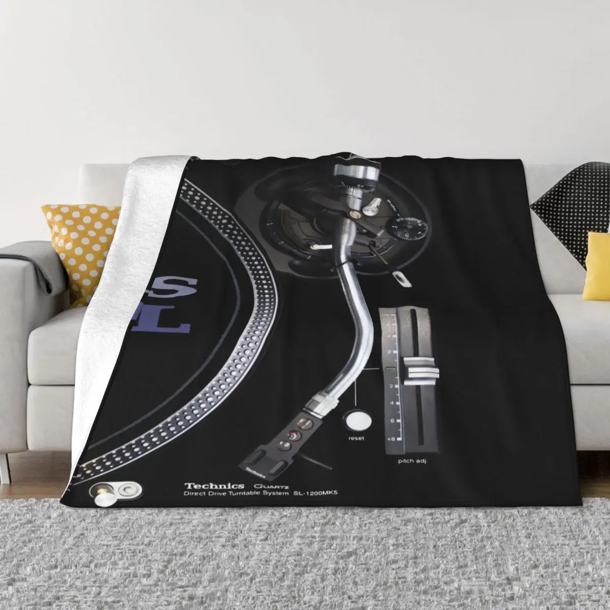 Technics Giradischi 1200 Dj Coperta Copriletto Sul Letto Copriletto Esterno Letto Matrimoniale