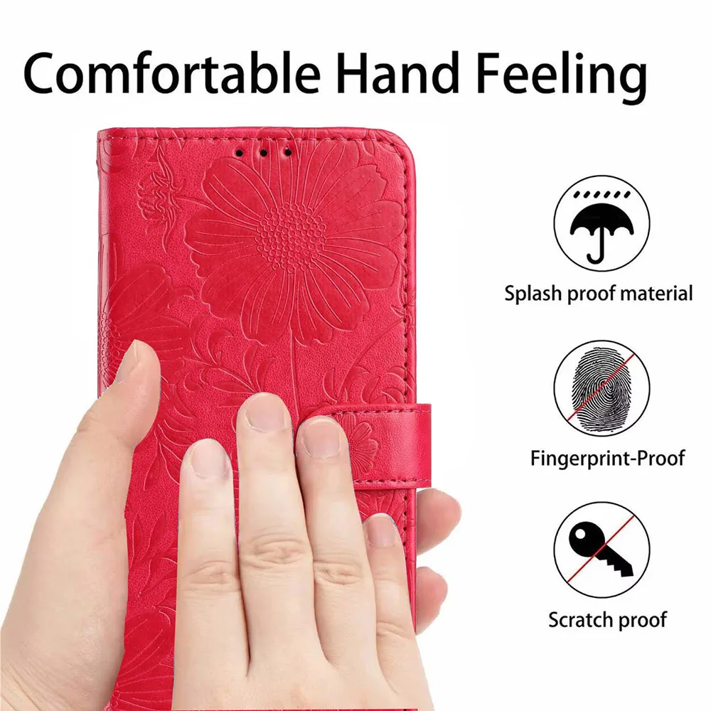 Elegant Leather Wallet Case with Card Storage - Premium Phone Cover