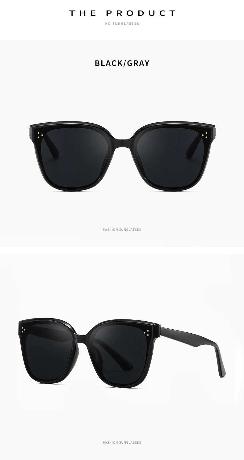 Luxury Brand Korean Sunglasses Women Higt quality Men