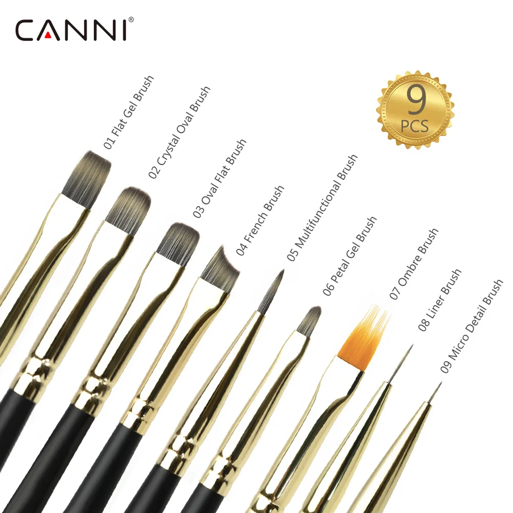 VENALISA CANNI Professional Nail Pen Brush Easy to Use Gel Brush for Extension Jelly Gel Painting Brush Nail Manicure Tool