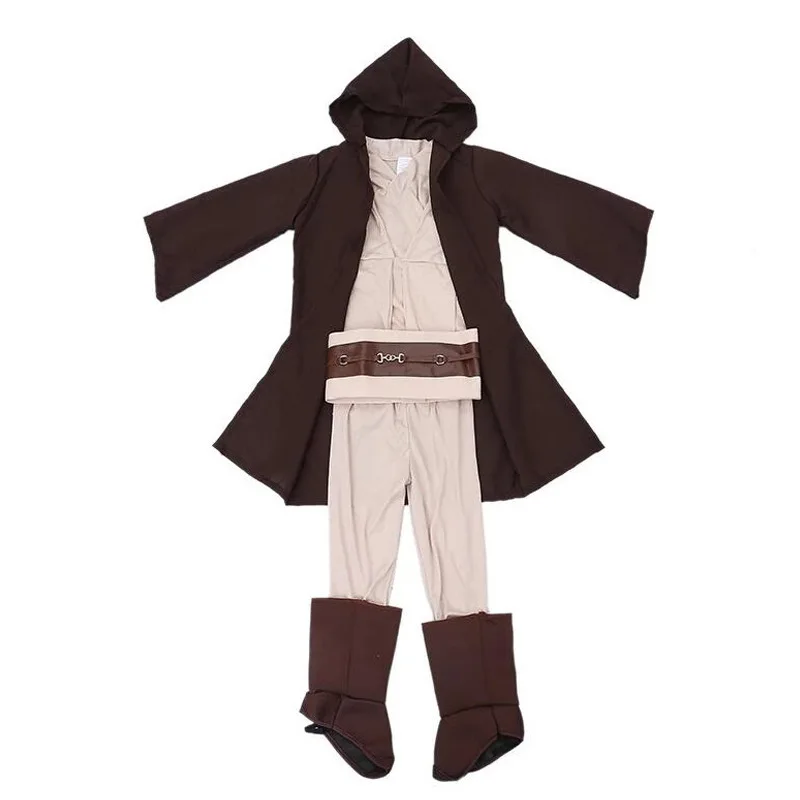Halloween Kylo Ren White Soldier Obi-Wan Kenobi Kids Cosplay Jedi Warrior Kids Darth Vader Costume The Force Awakens Rey