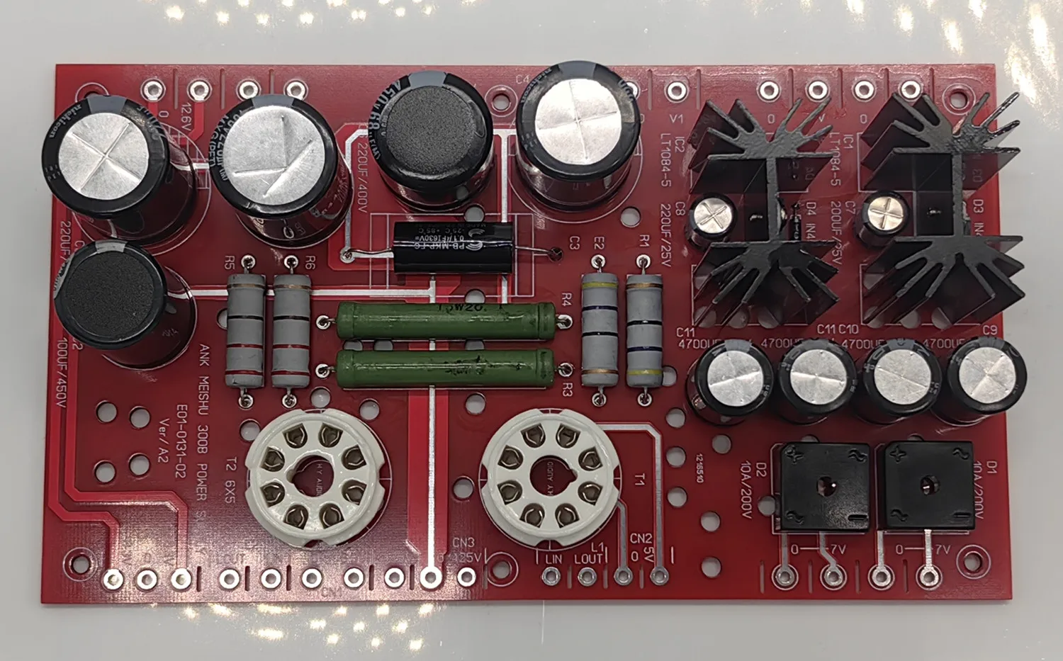 HiFi ANK 300B Single-Ended Stereo Tube Power Amplifier Board Kit + Power Supply Board Kit – Detail 6