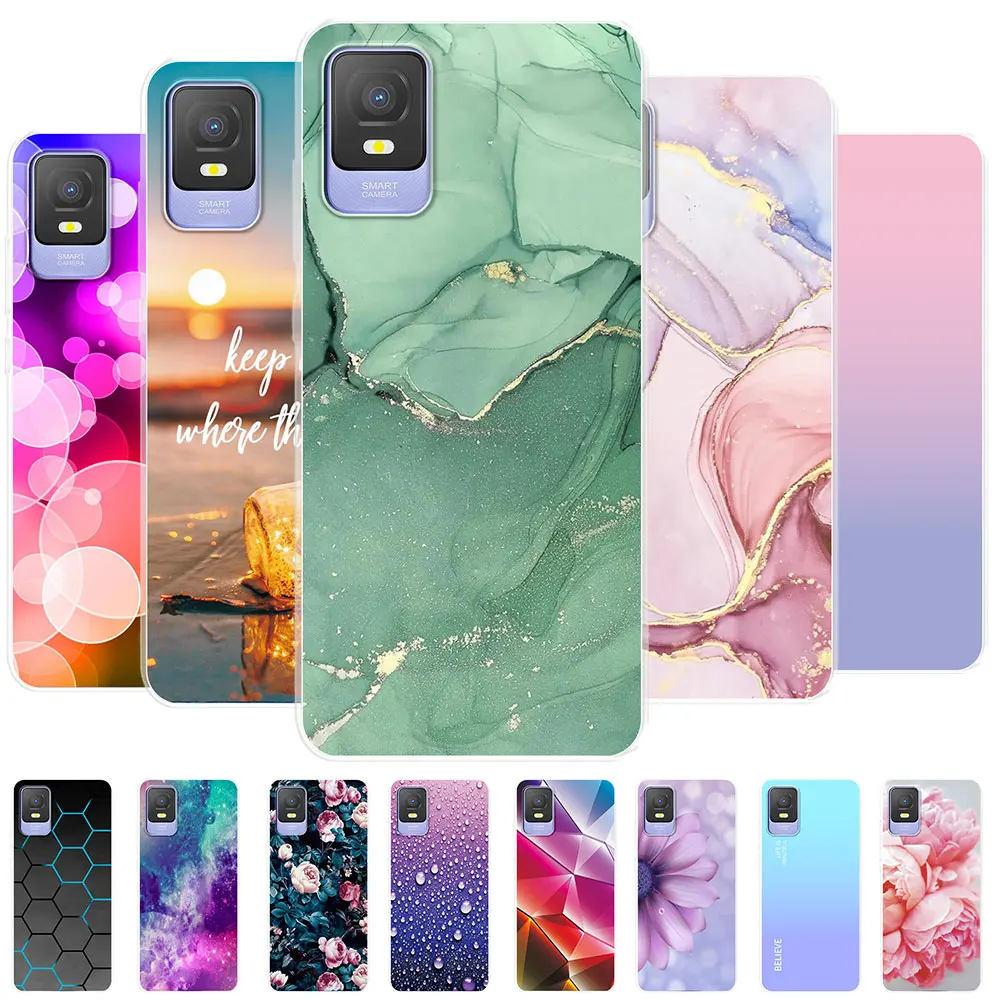 Per Tcl 403 Custodia Per Tcl 403 Cover Trasparente Custodia Morbida In Silicone Tpu Per Tcl403 Tcl 403 Fundas Clear Bumper Coque Shell