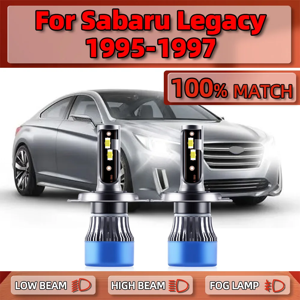 

20000LM H4 Canbus LED Headlight Bulbs 120W High Low Beam Car Headlamps 12V 6000K White For Sabaru Legacy 1995 1996 1997