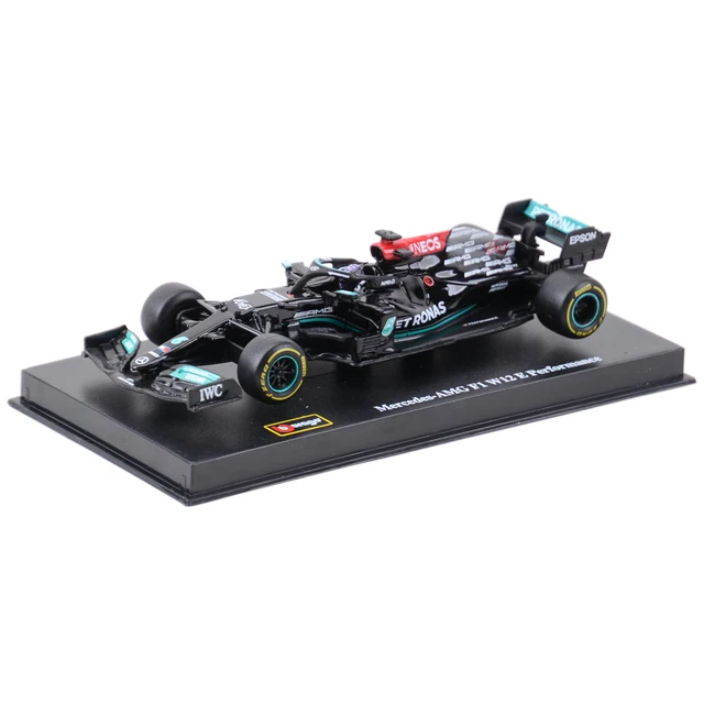Bburago 1:43 Mercedes AMG 2021 W12 E Performance #44 Lewis Hamilton Static Simulation Diecast Alloy Model F1 Racing Formula Car 3