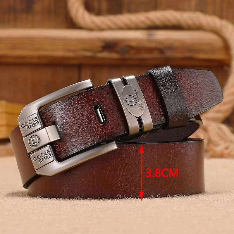 Men's Genuine Leather Cowboy Belts for Jeans leather belt mens belt jeans belts