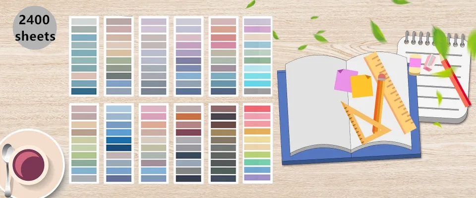 200 Sheets Sticky Note Transparent Sticky Note Index Tabs 2 S3aa2d4eaf17340d7bfcf143956ce3054Q