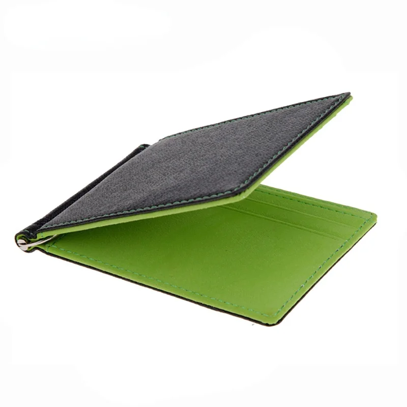 Men Money Clips Metal Solid Wallets Credit Dollar Purses ID Credit Card Purse Cash Holder With A Metal Clamp