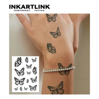 Butterfly Temporary Tattoo,Lasts To 15 Days New Technology Magic Waterproof Semi Permanent Sticker. 2