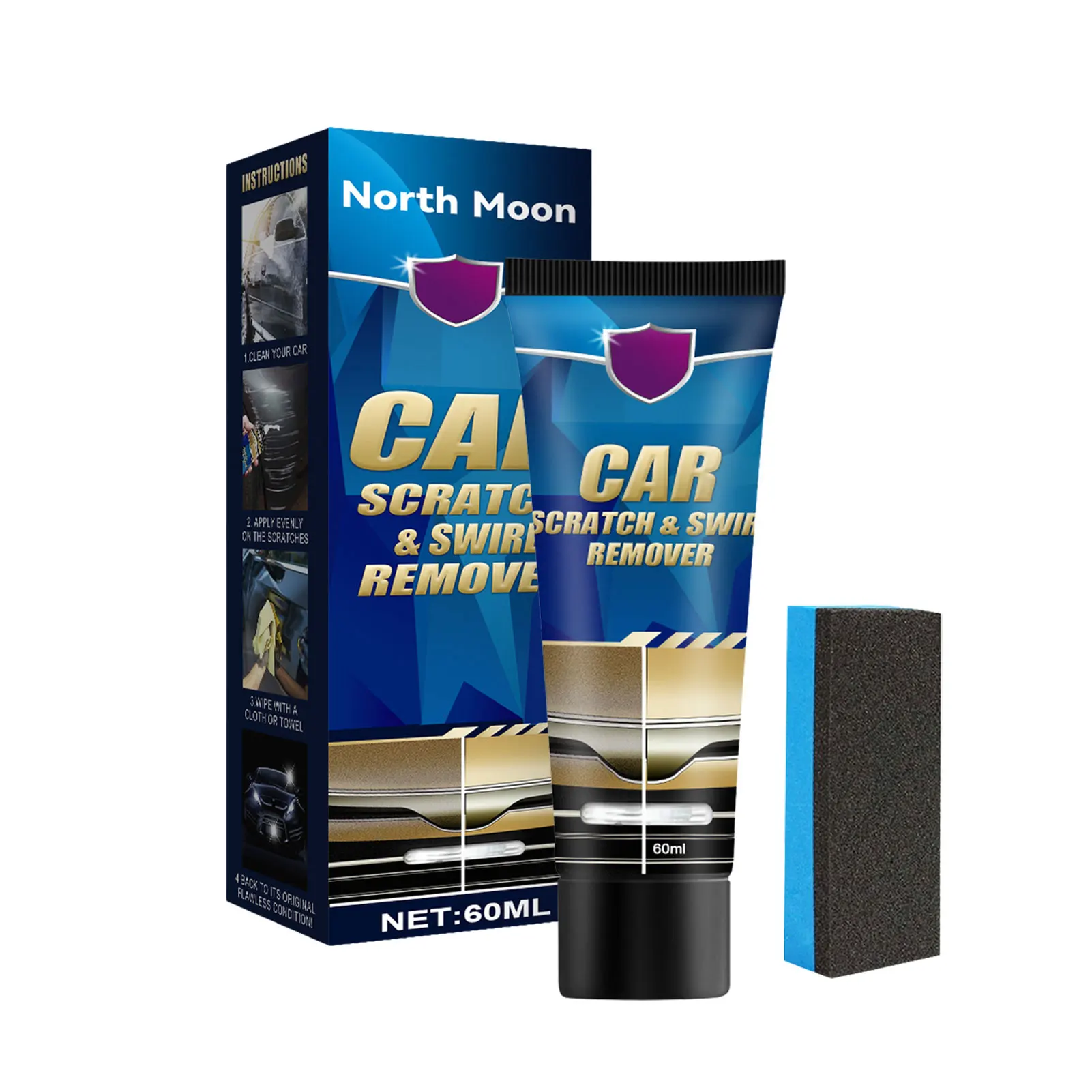 Paint Scratches Remover Kit Car Scratches Repair Cream Polishing And Waxing Kits Rubbing Compounds For Car Paint Restorer For best wax for black cars