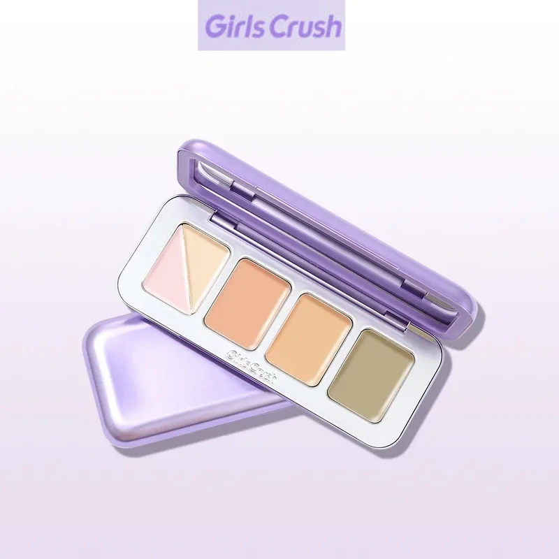5 Color GirlsCrush Correcting Concealer Palette-Cover Spots,Dark Circles,Brighten Tear Troughs & Nasolabial Folds Cosmeticos