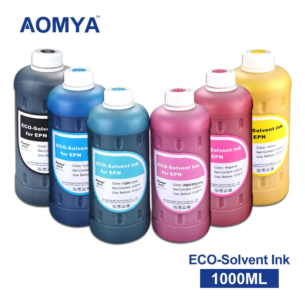 Recarga Solvente Seca Rápida da Tinta de Eco para Epson Roland Mimaki Dx4 Dx5 Dx6 Dx7 Dx10 Tx800 Xp600 5113 4720 I3200 1000ml