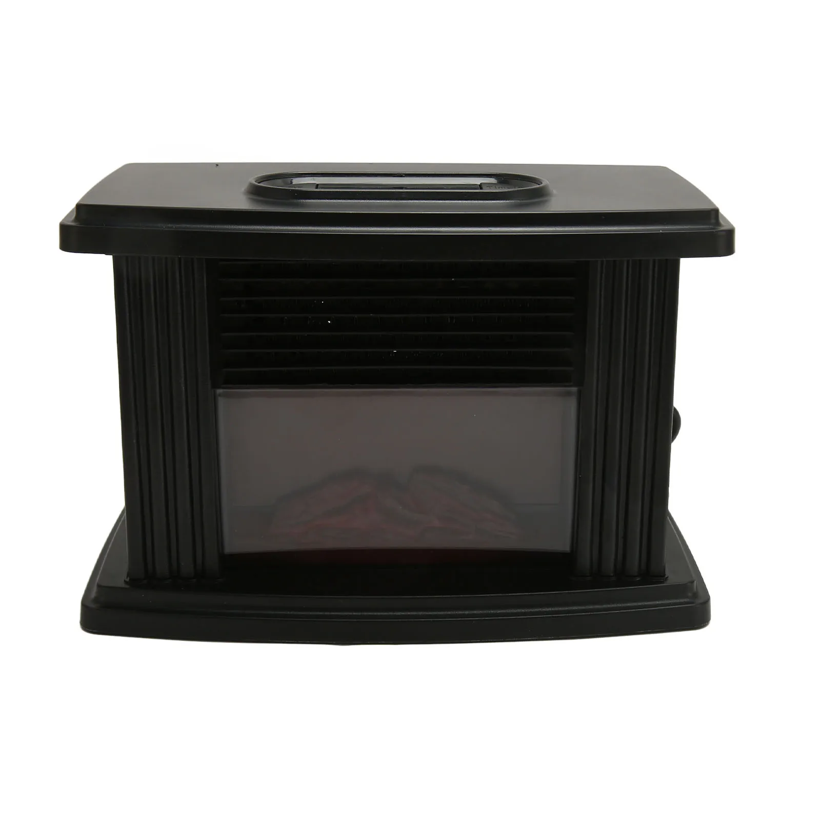 Mini Electric Fireplace Heater Simulated Flame Quiet Operation Portable Heating  Warmer Fan Space Heater with Remote Control 2