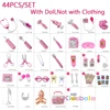 Medical Toy Kids Doctor Pretend Role Play Kit 44PCS Simulation Dentist Box Girls Educational Game Toys For Children Stethoscope 3