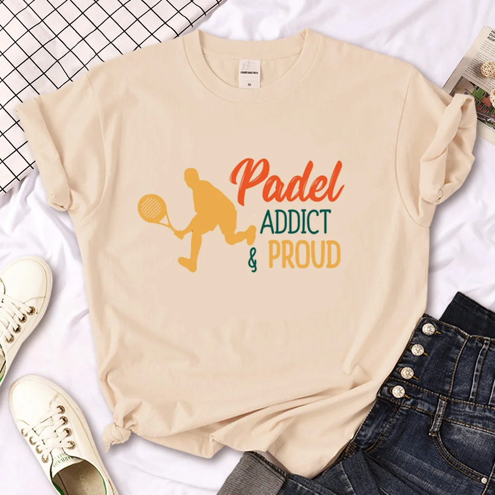 

Padel tshirt women anime streetwear top female comic streetwear clothing