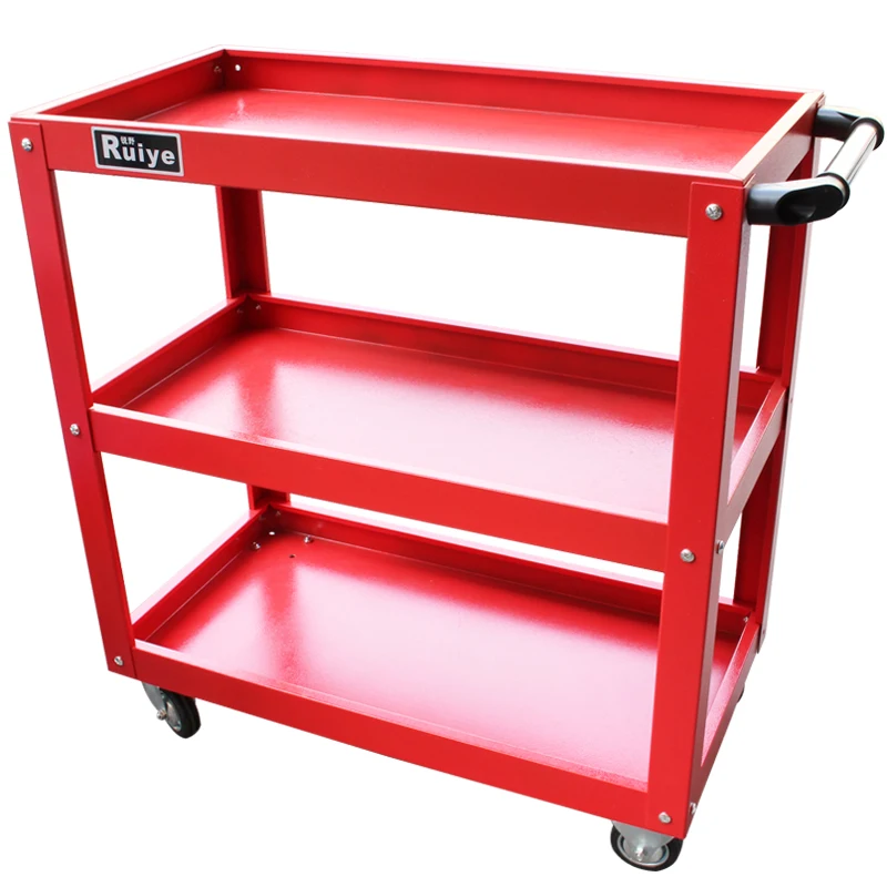 Wholesale Threelayer Thicken Hand Push Tool Cart, Spare Parts Cart
