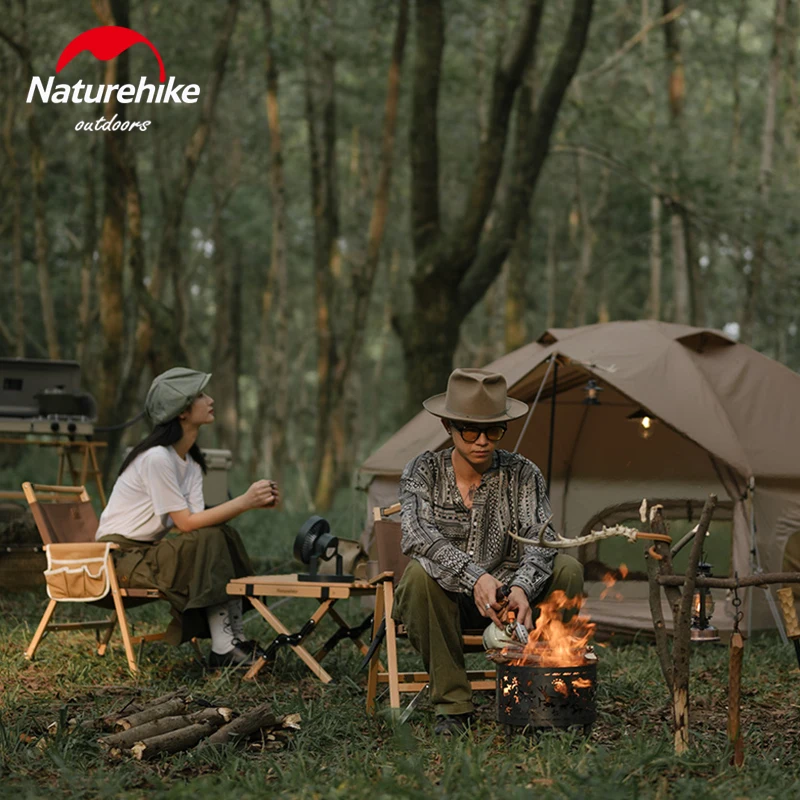 Naturehike Campfire Stand Firewood Stove Burner Fire Wood Heater Bonfire  Furnace Brazier Camping Cooking Supplies Iron Portable - AliExpress