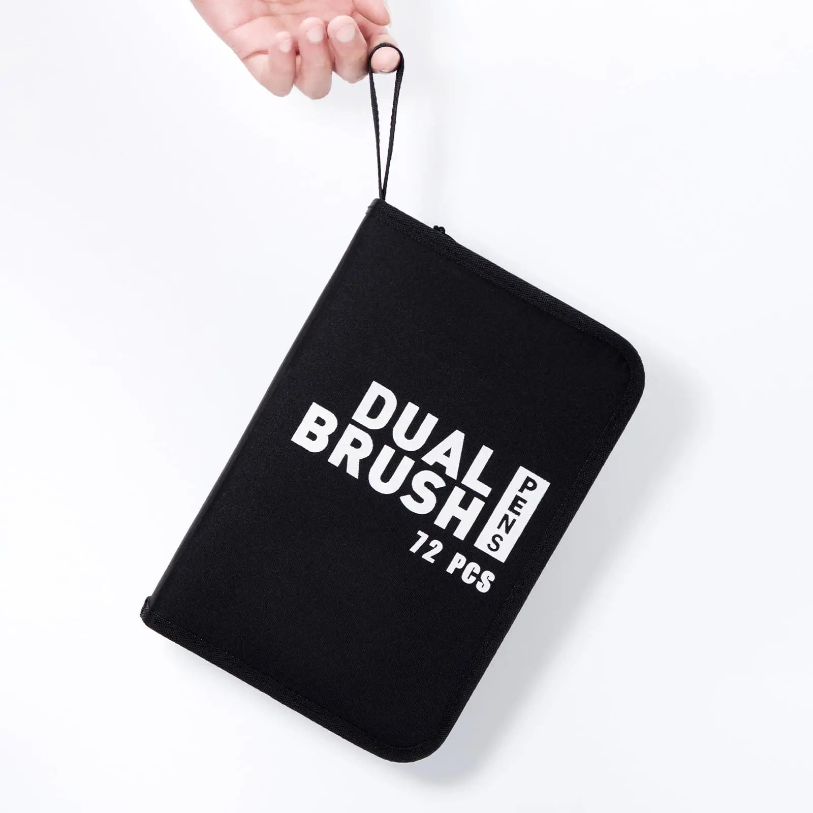 72 Colors Premium Dual Tip Art Markers Set with Foldable Case - Extra Fine & Brush Tips for Adult Artists Drawing, Painting view 6