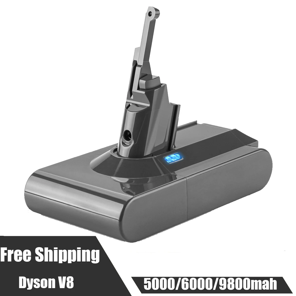 New Original V8 Rechargable Battery 21.6V 9800mAh for Dyson V8 Absolute