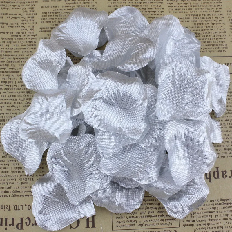 Royal Blue Sapphire Silk Flower Petals for Elegant Wedding and Banquet Decor