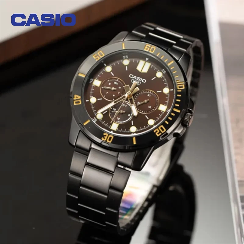 MTP-VD300B-1E CASIO ブラック 黒 時計 ビジネス カシオ Amazon.co.jp: [カシオ] CASIO スタンダード クオーツ メンズ