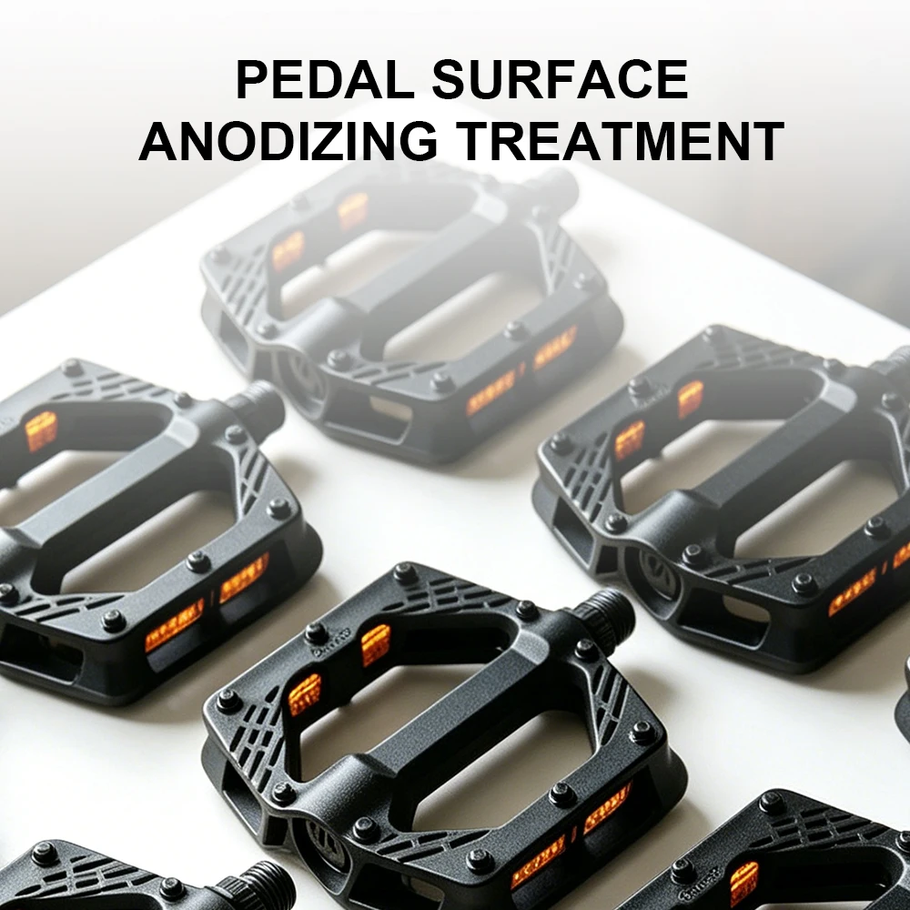 Pedali per Bicicletta LITERIDE, Pedali MTB e da Strada, Piattaforma Antiscivolo 9''16, Pedali Standard Classici, Accessori per Ciclismo - immagine 2