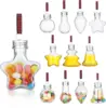 1Pc Clear Plastic Christmas Ball Bottle Filled Ornament Xmas Tree Hanging Pendant Xmas Party Home Decor Gift for Drink Juice 3