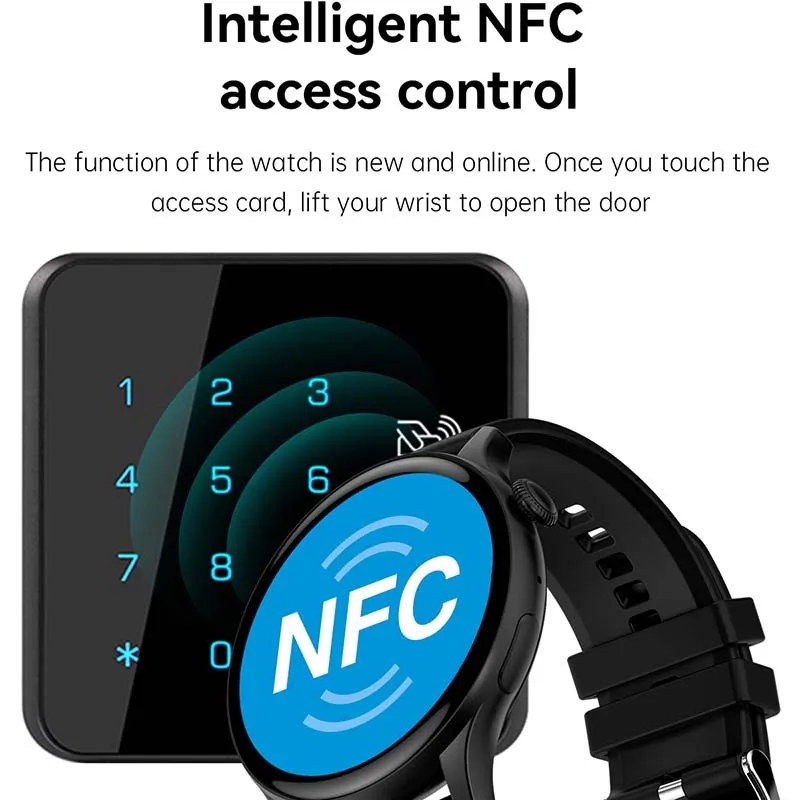 Smart Watch Smart Watch HK85 AMOLED 1.43" BT Call Health Monitoring Always on Display Men Women Tracking Fitness Sports Smartwatch smart watch
