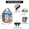 Plim-Plims Product Insulated Lunch Bag For Travel Food Storage Bag Portable Cooler Thermal Lunch Boxes 6