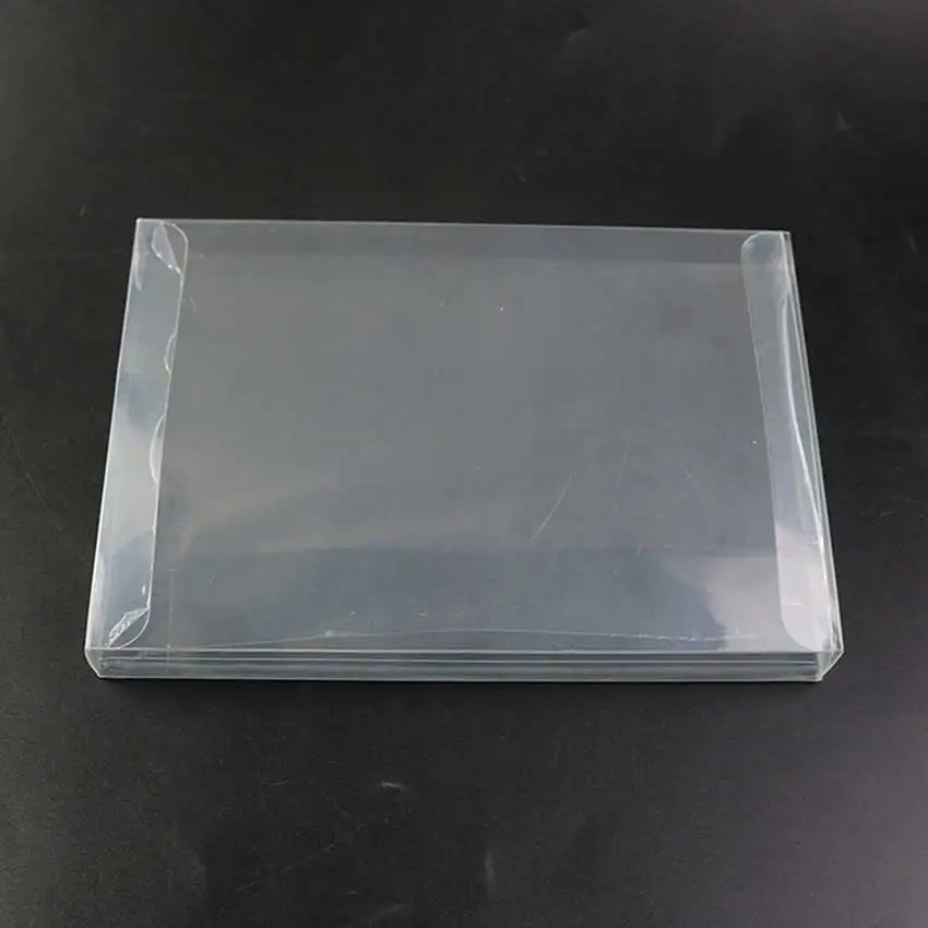 YuXi Clear Transparent Game Cartridge Box Case - Premium Plastic PET Protector