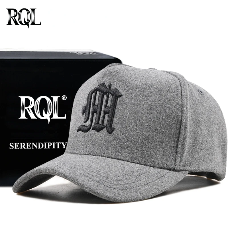 

Wool High Crown Big Head Large Size Baseball Cap for Men Trucker Hat Male Sports Golf Winter Hat Keep Warm Windproof Fashion