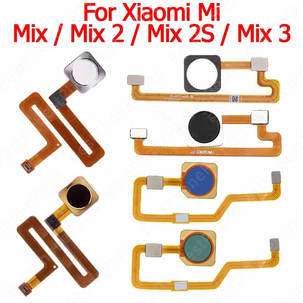 

Finger Print Scanner Fingerprint Sensor For Xiaomi Mi Mix 3 2 2S Mix2 Mix3 Touch Menu Flex Cable Home Button Spare Parts