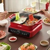 SUPOR 220V Split Double Flavour Electric Hotpot 5L/6L Household Multifunctional Electric Cooker 1800W Electric Cooker 1