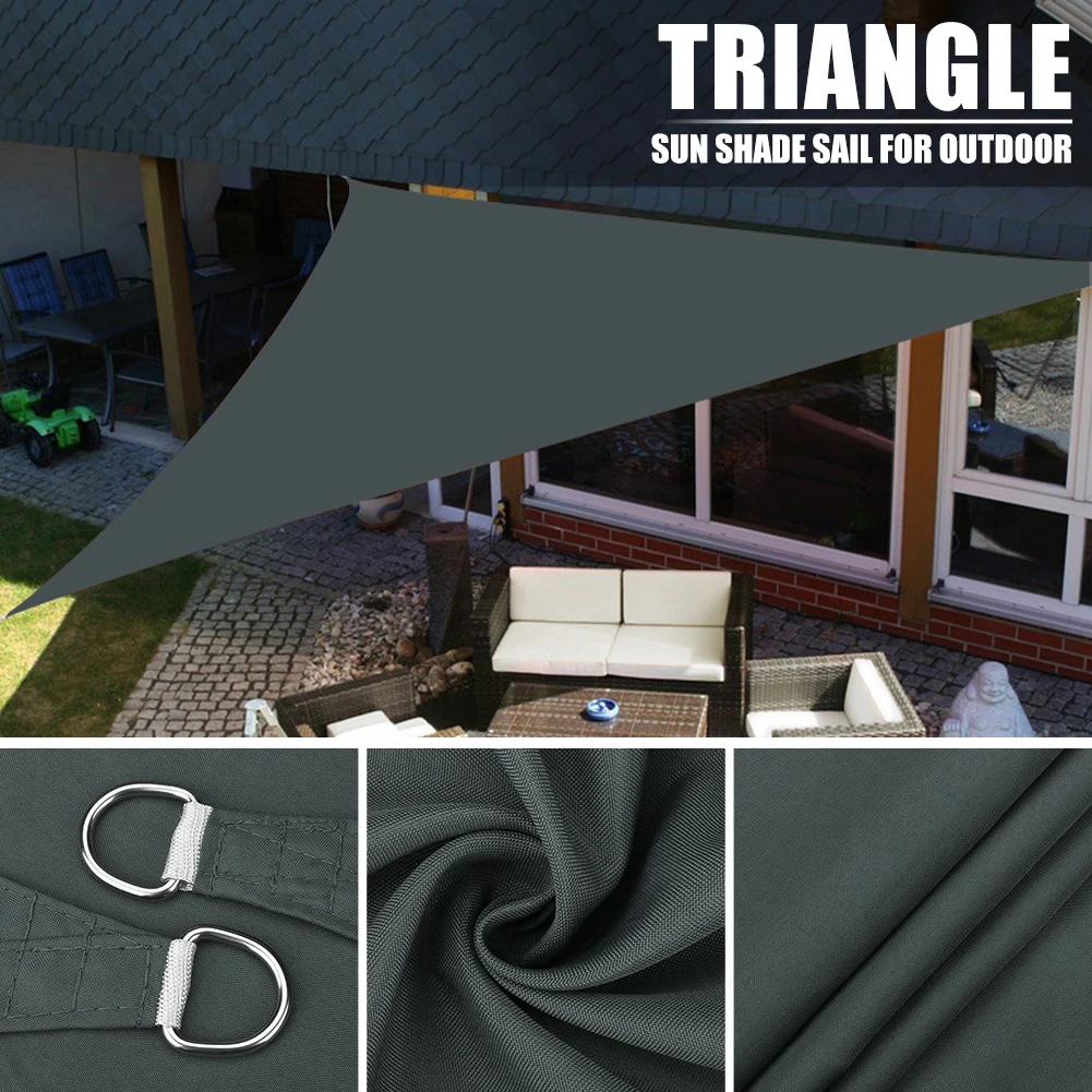 Waterproof Oxford Square Rectangle Shade Sail Garden Terrace Canopy Swimming Sun Shade Outdoor Camping Yard Sail Shelter