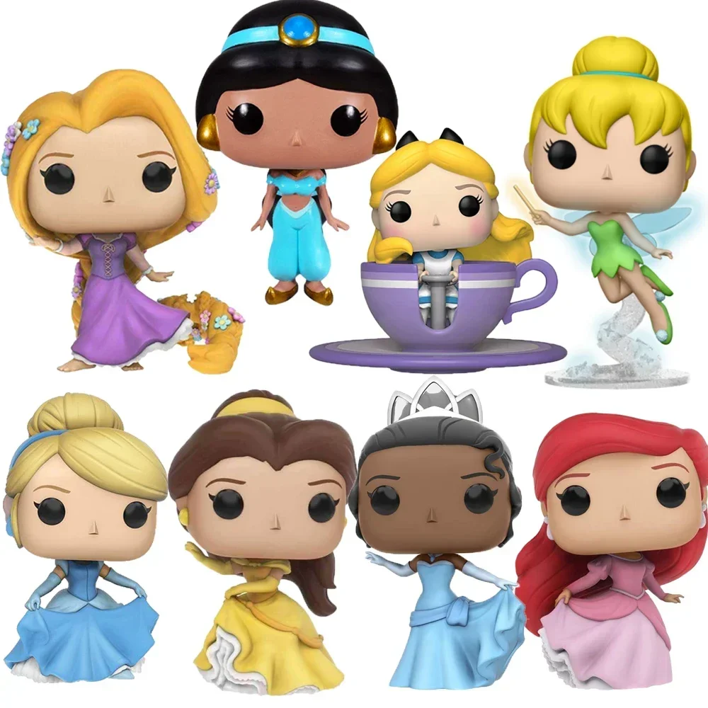 thumbnail image 2 of Funko Pop Princess #52 #54 #220 #221 #222 #223 #224 #295 Figuras lindas y hermosas Colección Modelo Juguetes Decoración de habitación Niños Niñas, 2 of 5