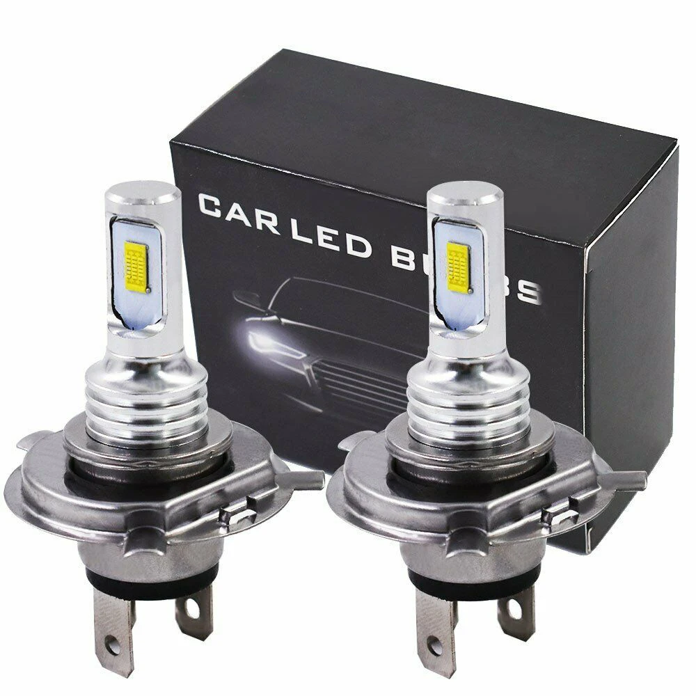 LED Headlight Bulbs Kit - High Low Beam, Ultra Bright 35W 4000LM, 6000K White