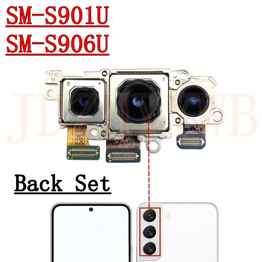 High-Quality Front and Rear Camera Module with 50 MP Main and Wide-Angle Lenses