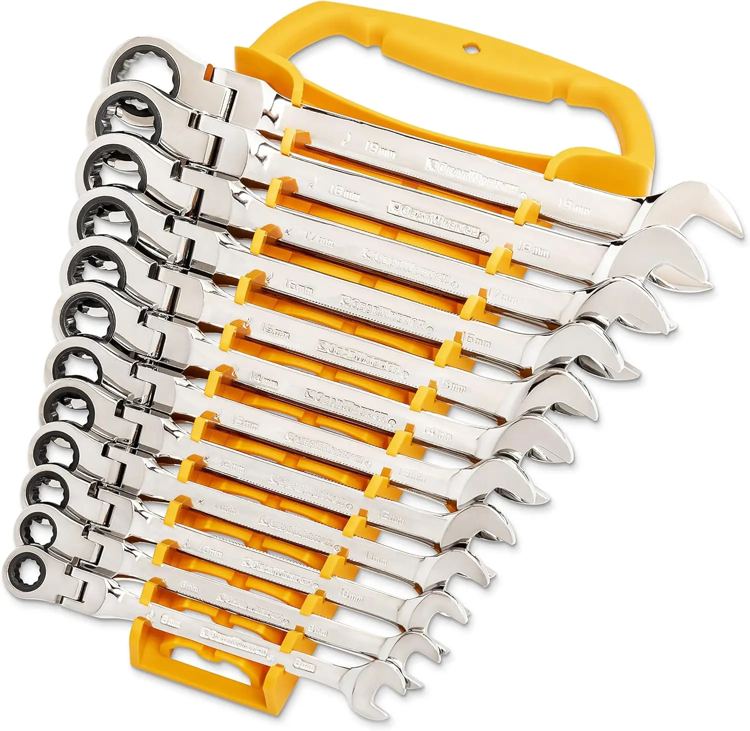 25-Pc. Flex Combination Ratcheting Wrench Set, SAE/MM - 86730 5