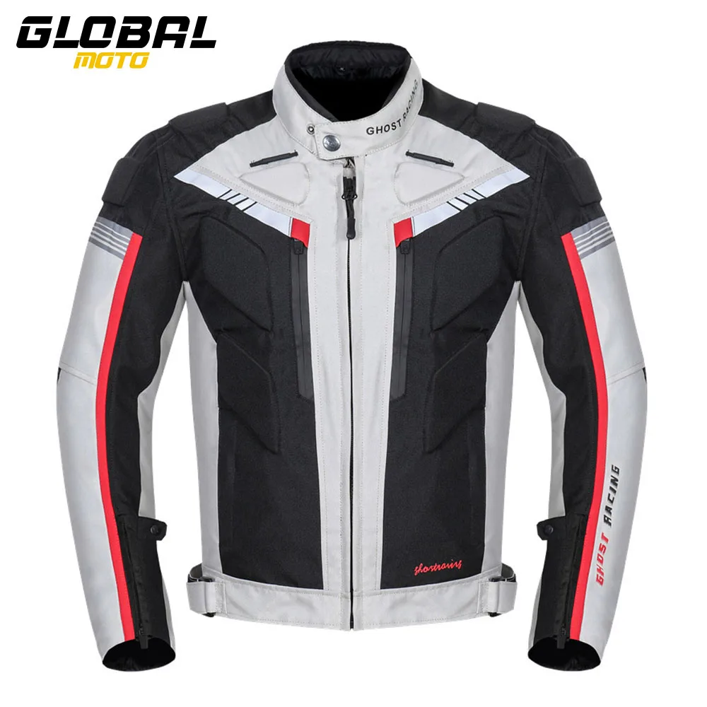 

Windproof Motorcycle Jacket Reflective Breathable Motorbike Riding Protective Jacket Warm Motocross Cycling Clothes