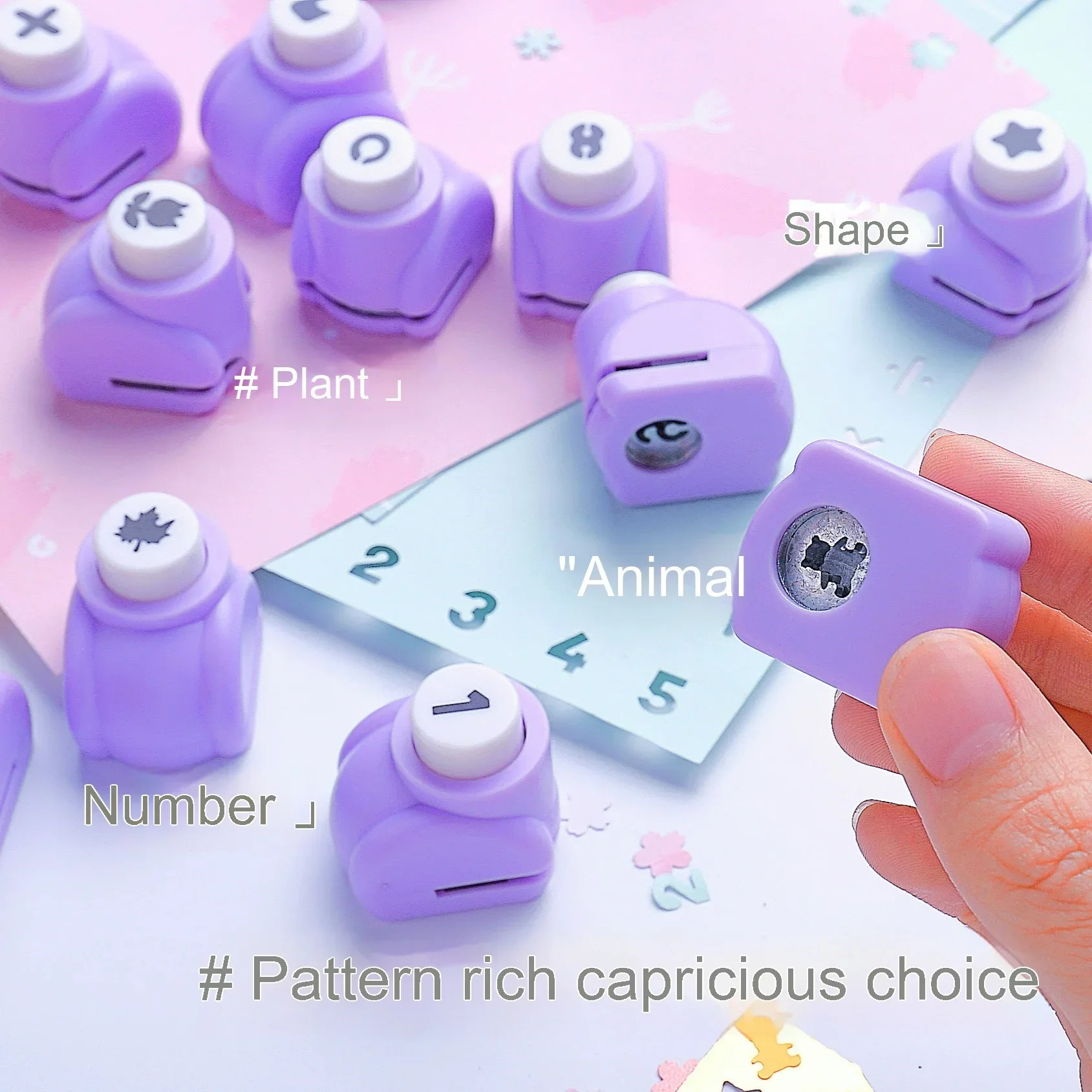 Paper Cutter Hole Punching Tools Paper Craft Punch Circle Hole Punch 1Pcs Mini Scrapbook Punches Handmade Cutter Card Craft Calico Printing DIY Flower Paper Craft Punch Hole Puncher Rounder Cutter