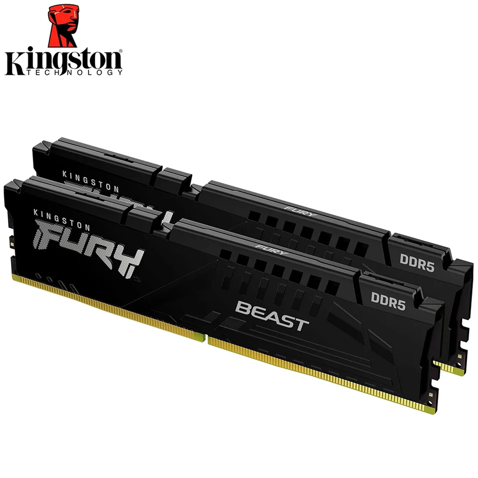 Kingston FURY Beast DDR5 32gb 6000MHz 1枚 Kingston Fury Beast 32GB 16GB 6000MT/s DDR5 CL30 Desktop Memory