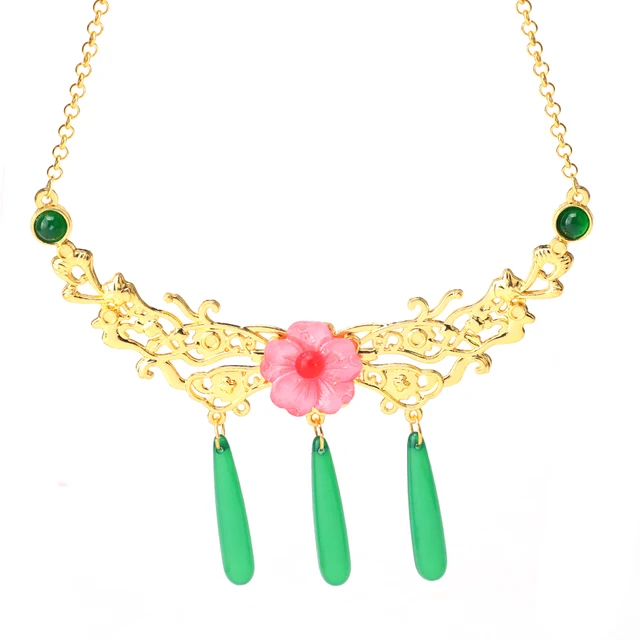 Anime The Apothecary Diaries Maomao Cosplay Necklace Earrings for Women Girls Accessories Halloween Gift