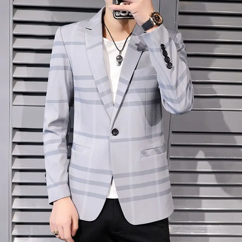 Новинка весна-осень мужской облегающий