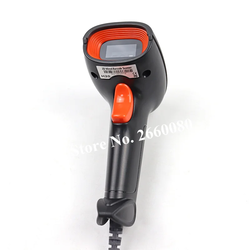 1D 2D Barcode Scanner Handheld Bar code Scanning USB 1.8m Cable Barcode Reader for Supermarket POS