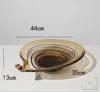 Twist Floating Glass Bowl Luxury High-Grade Nut Candy Bowl Home Hospitality Screw Snacks Display Creative Dried Fruit Bowl 2